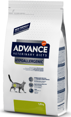 Ração Veterinária para Gatos Advance Vet Cat Hypoallergenic | 1,25 kg
