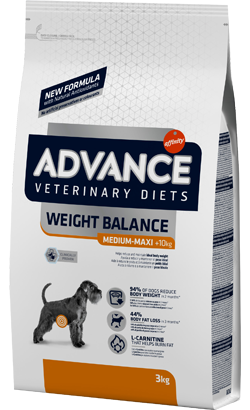 Ração Veterinária para Cão Advance Vet Dog Medium-Maxi Weight Balance | 3 kg