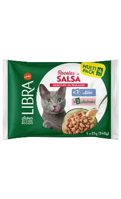 Libra Gato Adulto Atum e Salmão - Ração húmida para gato