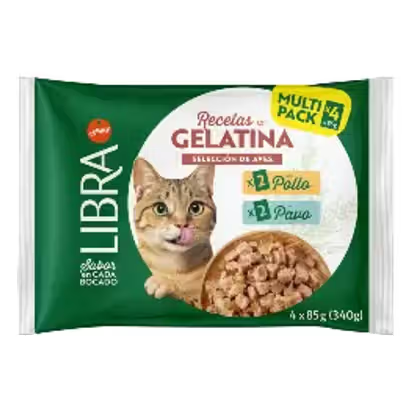 Libra Adult Cat Chicken and Turkey in Jelly - Wet cat food