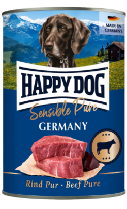 Alimento Húmido para Cão Happy Dog Sensible Pure Germany Vaca | Wet (Lata) | 400 g