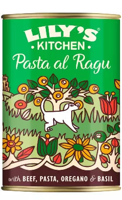 Lilys Kitchen Perro Adulto Pasta Al Ragu Ternera Grain-Free - Comida húmeda para perro