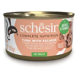 Schesir Adult Cat Tuna with Salmon in Jelly - Wet cat food