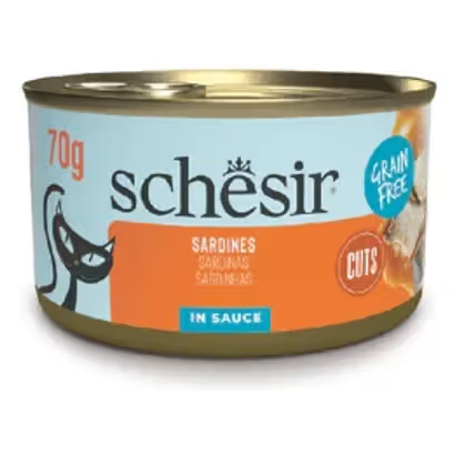 Schesir Gato Adulto Sardinha em Molho Grain-Free - Ração húmida para gato