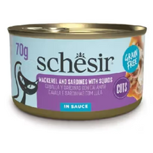 Schesir Gato Adulto Sardina, Caballa y Calamar Grain-Free - Comida húmeda para gatos