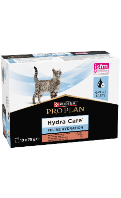 Alimento húmido Veterinário PPVD Feline HC - Hydra Care Salmon | Wet (Saqueta)	 | Caixa 10 Saquetas 75 g