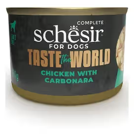 Schesir Taste the World Perro Adulto Pollo Carbonara - Comida húmeda para perro