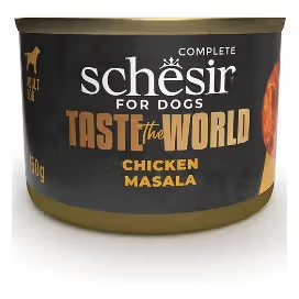 Schesir Taste the World Perro Adulto Pollo Masala - Comida húmeda para perro