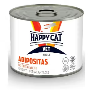 Happy Cat VET Adipositas Adult Cat Chicken - Wet food for cats with excess weight and diabetes