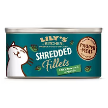 Lilys Kitchen Shredded Fillets Adult Cat Grain-Free Chicken and Mussels - Wet cat food