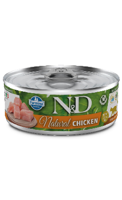 Alimento húmido para gato N&D Natural Cat Chicken | Wet (Lata) | 70 g