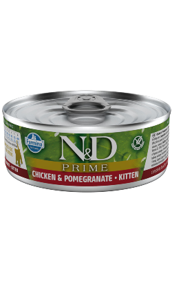 Alimento húmido para gato N&D Prime Cat Chicken & Pomegranate Kitten | Wet (Lata) | 70 g