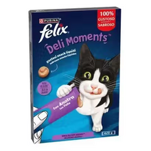 Felix Deli Moments Gato Adulto Pato - Snack para gato para controlo de peso