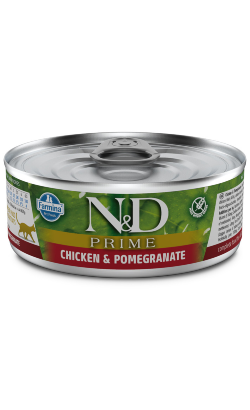 Alimento húmido para gatos N&D Prime Cat Chicken & Pomegranate | Wet (Lata) | 70 g