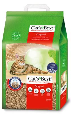 Areia para Gatos Cat's Best Original | 4,3 kg