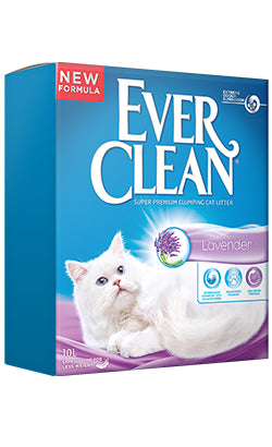 Areia Auto Aglomerante Ever Clean Lavender | 10 Litros