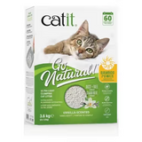 Areia para Gatos Auto Aglomerante Catit Go Natural Bambú Baunilha