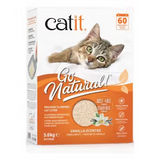 Arena para gatos autoaglomerante natural Catit Go, cáscara de guisante Vainilla