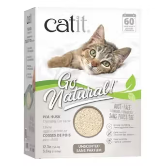 Catit Go Natural Unscented Pea Husk Cat - Cat litter