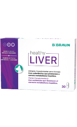 Suplemento B.Braun Healthy Liver | Raças Médias e Grandes para cão | 30 comprimidos