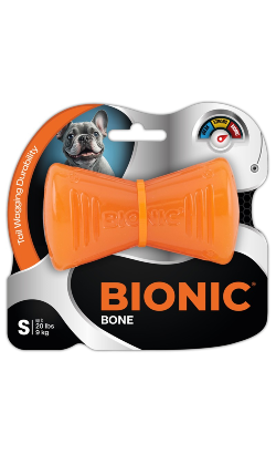 Brinquedo para cão Bionic Bone Mordedor Porta-Snacks | L - 15 cm