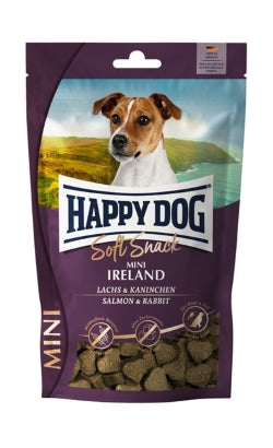 Biscoitos para Cão Happy Dog Soft Snack Mini Ireland Salmão & Coelho | 100 g