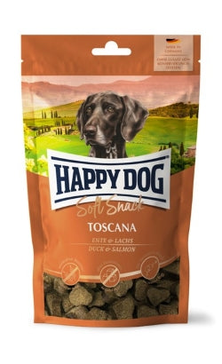 Biscoitos para Cão Happy Dog Soft Snack Toscana Pato & Salmão | 100 g