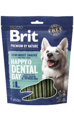 Biscoitos para Cão Brit Premium by Nature Dog Dental Snacks L | 7 sticks