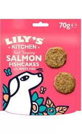 Biscoitos para Cão Lilys Kitchen Salmon Fish Cakes Treat
