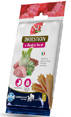 Biscoitos para cão N&D Quinoa Dog Digestion Lamb Adult Medium Maxi | 110 g