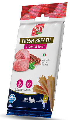 Biscoitos para cão N&D Quinoa Dog Fresh Breath Adult Mini	 | 60 g