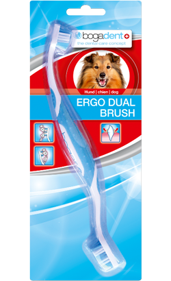 Bogadent Escova Ergo-Dual para cão | 1 Unidade