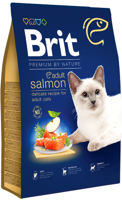 Brit Premium by Nature Cat Adult Salmon | 1,5 kg