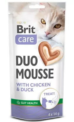 Brit Care Creamy Treats Duo Mousse Cat Chicken and Duck - Cat treat