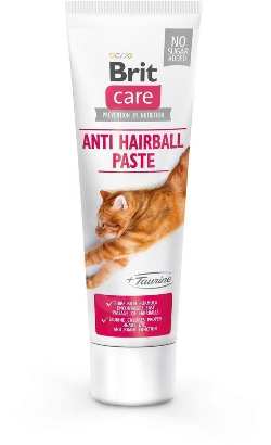 Pasta anti-bolas de pêlo Brit Care Cat Paste Malte Anti Hairball with Taurine para Gatos | 100 g