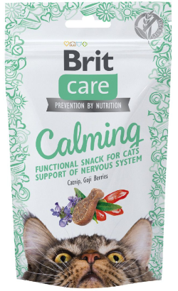 Biscoitos Brit Care Cat Snack Calming para Gato | 50 g