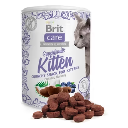 Brit Care Cat Snack Superfruits Kitten Biscuits