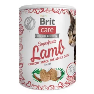 Brit Care Cat Snack Superfruits Lamb Biscuits