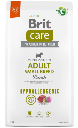 Ração para Cão Brit Care Dog Adult Small Breed Hypoallergenic | Lamb | 7 kg