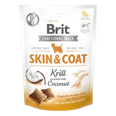 Brit Care Dog Functional Snack Skin&amp;Coat Krill