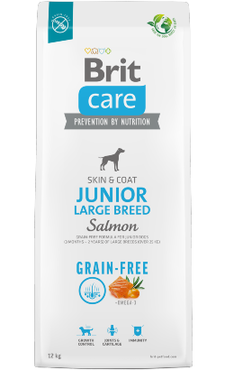 Ração para Cão Brit Care Dog Grain-free Junior Large Breed | Salmon | 12 kg