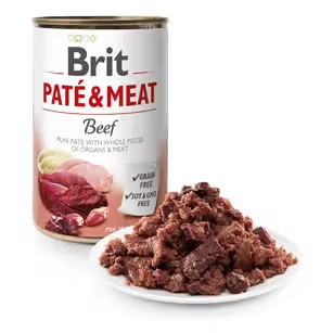 Brit Care Paté & Meat Cão Adulto Vaca Grain-Free - Ração húmida para cão