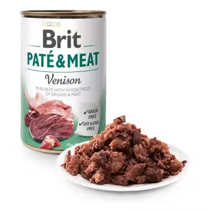 Brit Care Paté & Meat Cão Adulto Veado Grain-Free - Ração húmida para cão
