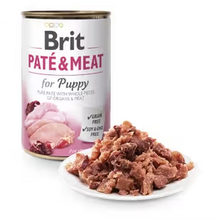 Brit Care Paté & Meat Perro Cachorro Pollo y Pavo Grain-Free - Alimento húmedo para perro en crecimiento