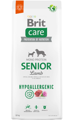 Ração para Cão Brit Care Dog Senior Hypoallergenic | Lamb | 12 kg