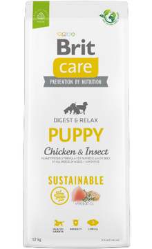 Ração para Cão Brit Care Dog Sustainable Puppy | Chicken & Insect | 12 kg