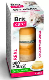 Brit Care Duo Mousse Real Chicken with Cheese
