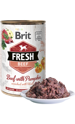 Brit Fresh Dog Beef with Pumpkin | Wet (Lata) | 400 g