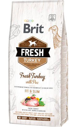 Ração para Cão Brit Fresh Dog Light Fit & Slim with Turkey & Pea | 2,5 kg