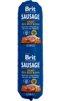 Ração para Cão Brit Sausage Dog Sport Formula Beef & Fish | 800 g